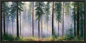 Evergreen Forest  Panoramic painting
