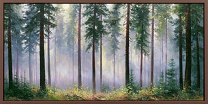 Evergreen Forest  Panoramic painting