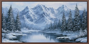 Winer Landscape Panorama Art Canvas Print