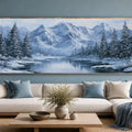 Winer Landscape Panorama Art Canvas Print
