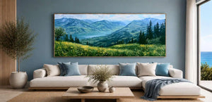 Swiss Maountains Panorama painting