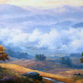 Mountain valley Panorama  Canvas Print