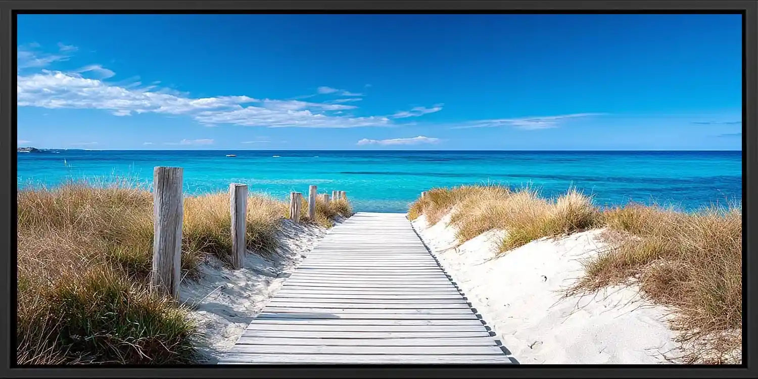 Dune Walkway Panoramic Canvas Print