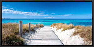 Dune Walkway Panoramic Canvas Print