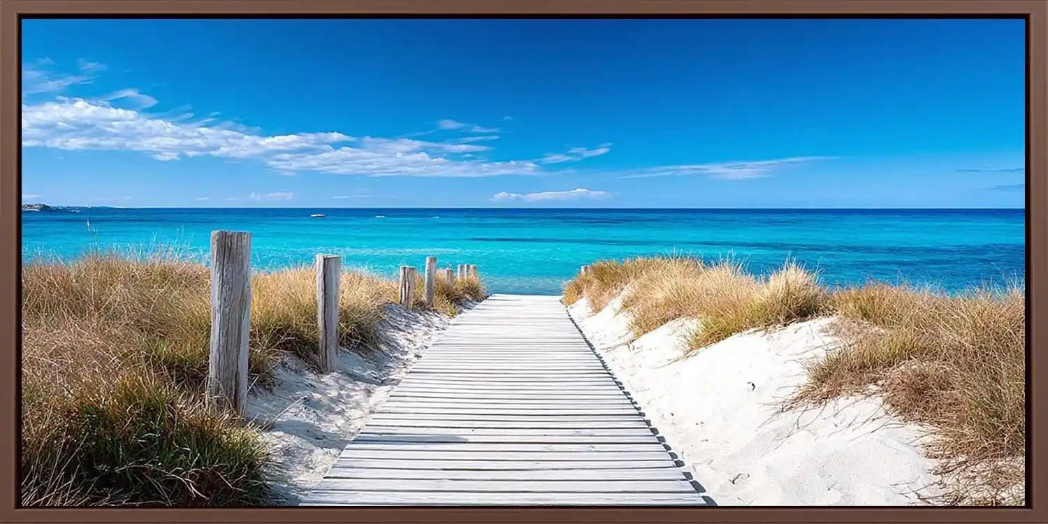 Dune Walkway Panoramic Canvas Print