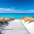 Dune Walkway Panoramic Canvas Print