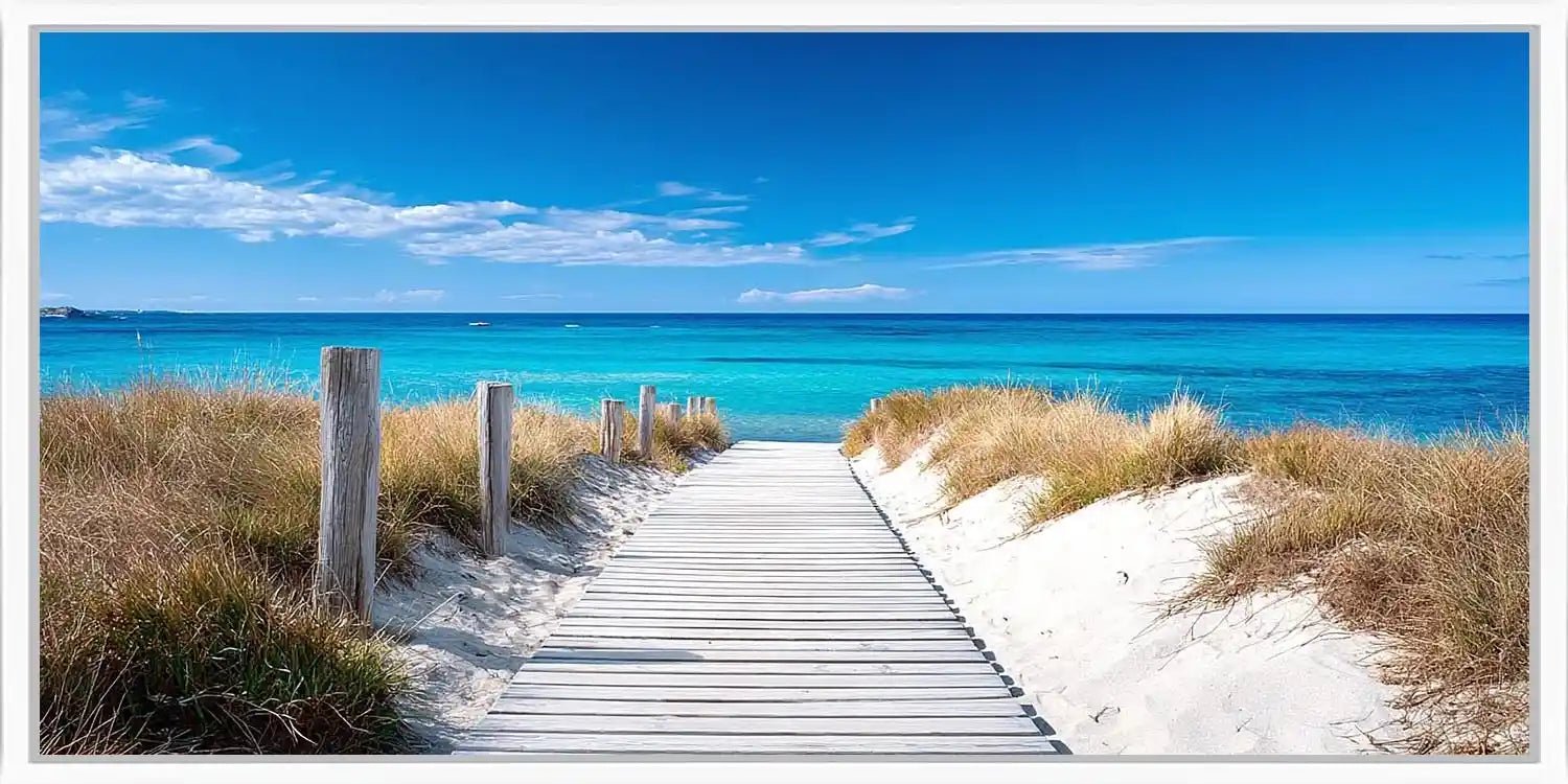 Dune Walkway Panoramic Canvas Print