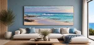 Tidal Rockscape Panoramic Canvas Print