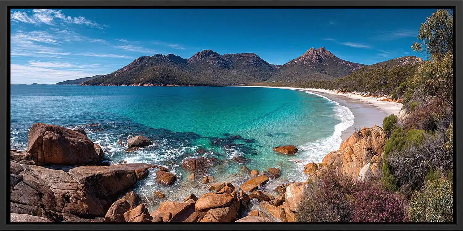 Wineglass Bay Freycinet Peninsula Panoramic Canvas Print