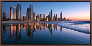 Skyline Tide Panoramic Canvas Print