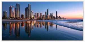 Skyline Tide Panoramic Canvas Print