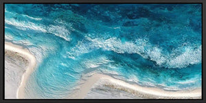 Ocean Veil Panoramic Canvas Print
