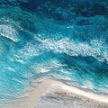 Ocean Veil Panoramic Canvas Print