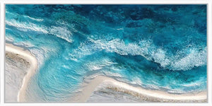 Ocean Veil Panoramic Canvas Print