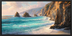 Silent Tide Panoramic Canvas Print