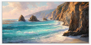 Silent Tide Panoramic Canvas Print