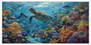 Reef Guardian Panoramic Canvas Print