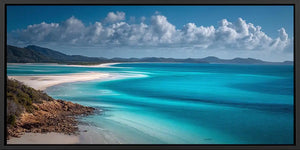 Whitehaven Beach Whitsundays Queensland Panoramic Canvas Print