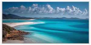 Whitehaven Beach Whitsundays Queensland Panoramic Canvas Print