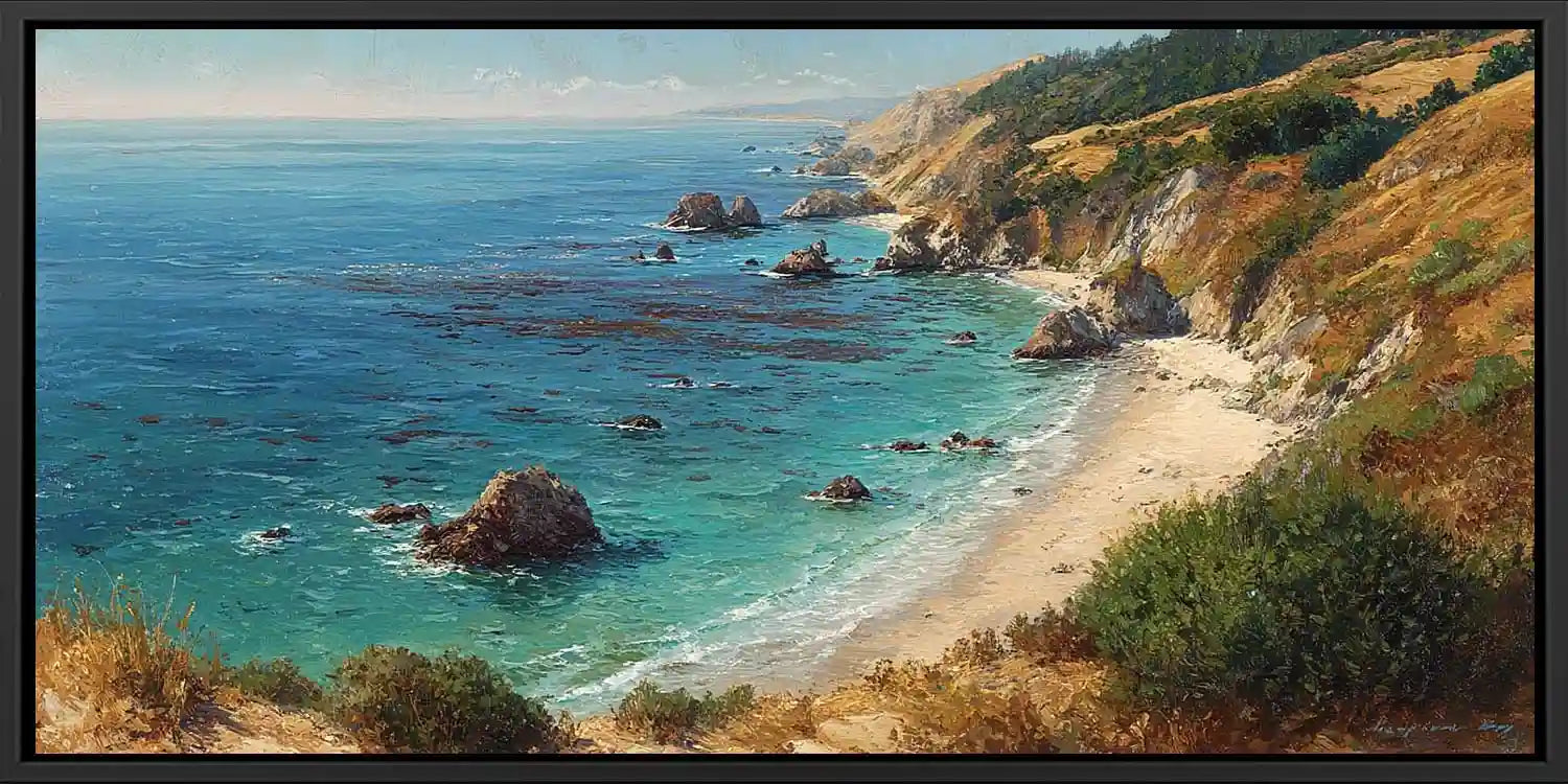 Pacific Headland Panoramic Canvas Print