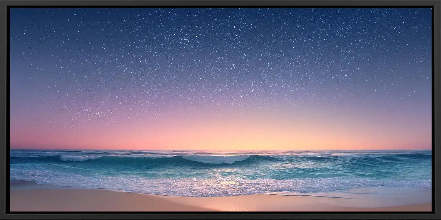 Celestial Tide Panoramic Canvas Print