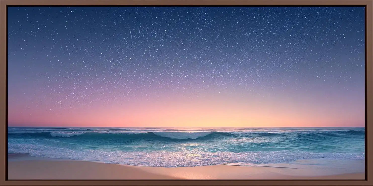 Celestial Tide Panoramic Canvas Print
