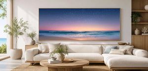 Celestial Tide Panoramic Canvas Print