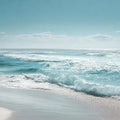 Silver Tide Panoramic Canvas Print