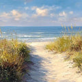 Dune Pathway Panoramic Canvas Print
