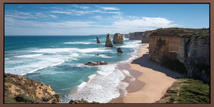 Twelve Apostles Great Ocean Road Victoria Panoramic Canvas Print