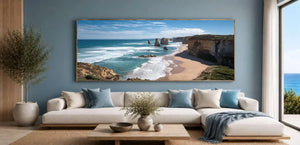 Twelve Apostles Great Ocean Road Victoria Panoramic Canvas Print