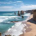 Twelve Apostles Great Ocean Road Victoria Panoramic Canvas Print