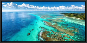 Reef Expanse Panoramic Canvas Print