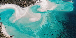 Crystal Lagoon Panoramic Canvas Print