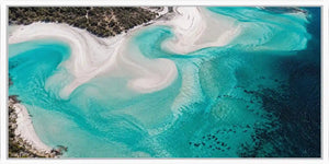 Crystal Lagoon Panoramic Canvas Print