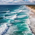 Storm Coast Panoramic Canvas Print