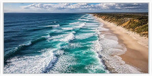 Storm Coast Panoramic Canvas Print