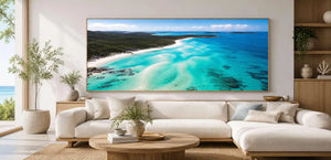 Island Shallows Panoramic Canvas Print