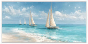 Sailing Calm Panoramic Canvas Print