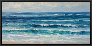 Ocean Rhythm Panoramic Canvas Print