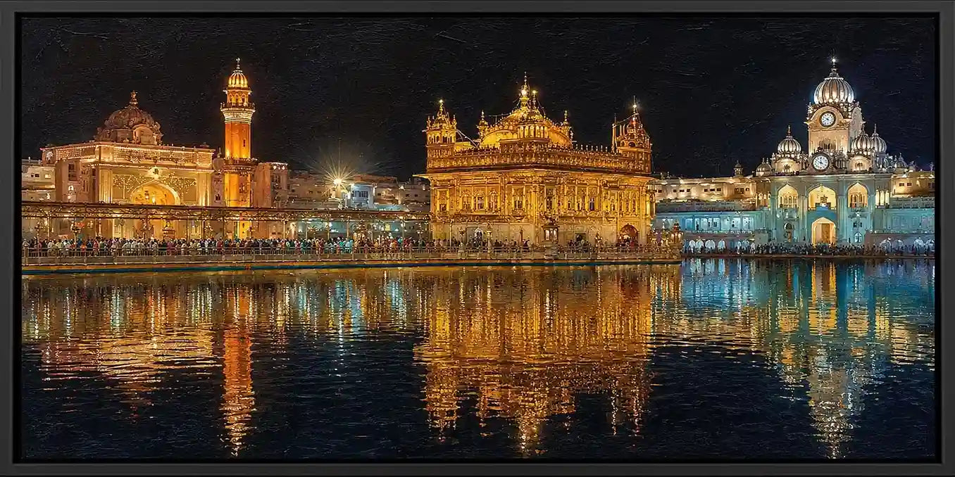 Sacred Reflections Panoramic Canvas Print