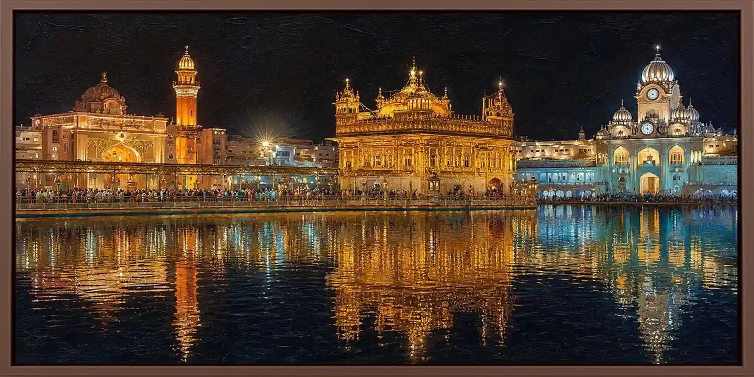 Sacred Reflections Panoramic Canvas Print