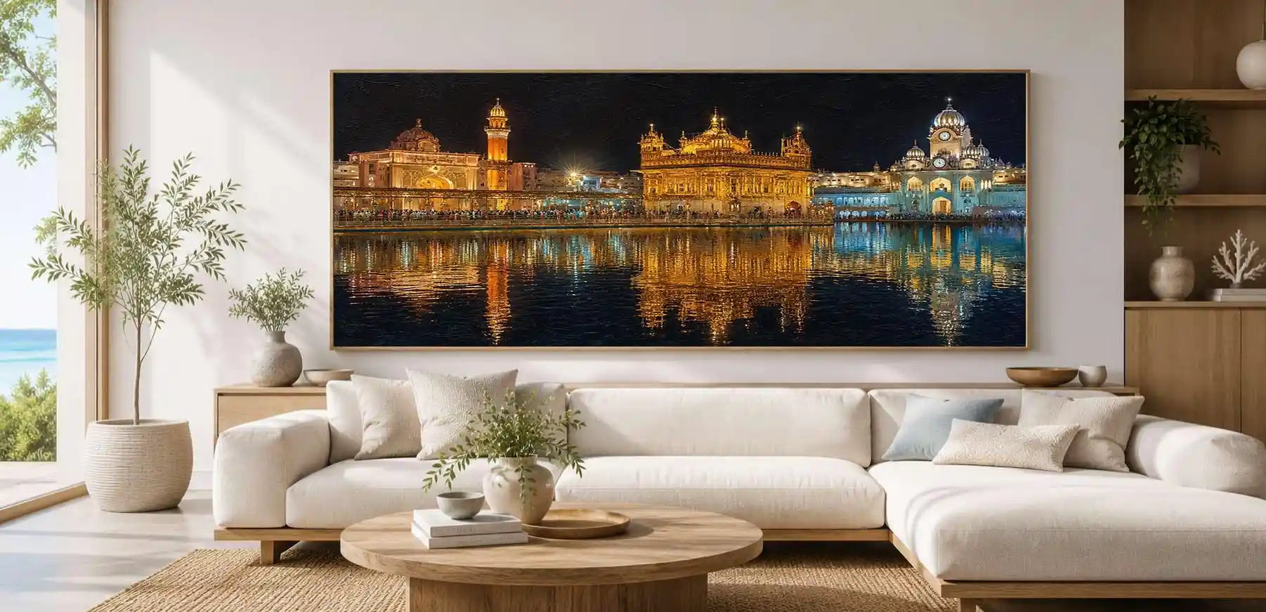 Sacred Reflections Panoramic Canvas Print