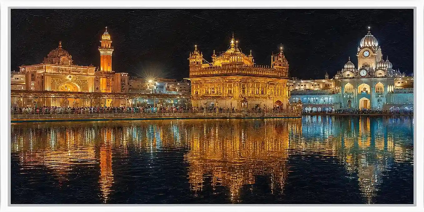 Sacred Reflections Panoramic Canvas Print
