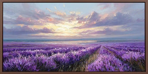 Violet Tide Panoramic Canvas Print