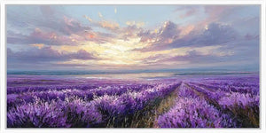 Violet Tide Panoramic Canvas Print