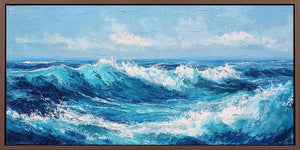 Rolling Ocean Energy Panoramic Canvas Print