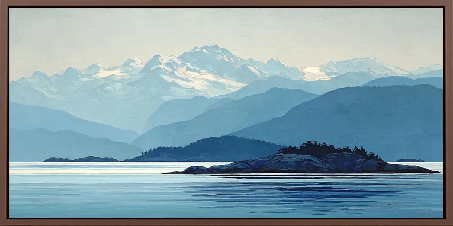 Alpine Bay Serenity Panoramic Canvas Print