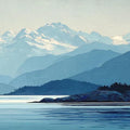 Alpine Bay Serenity Panoramic Canvas Print