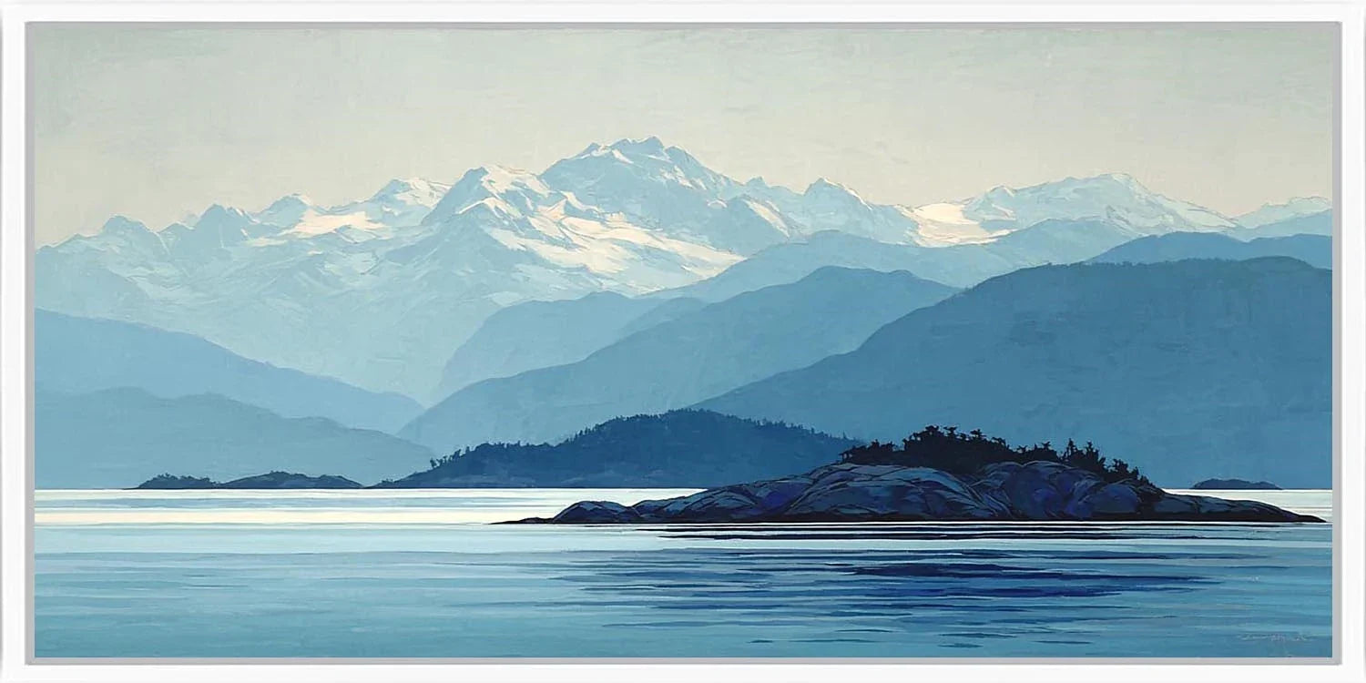 Alpine Bay Serenity Panoramic Canvas Print